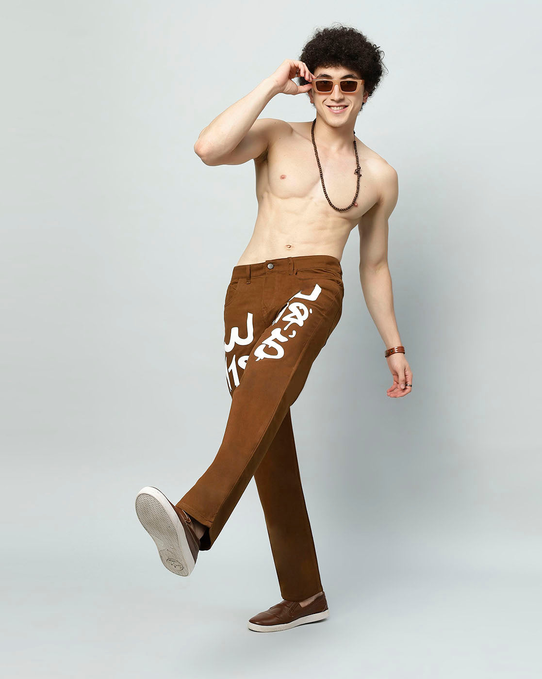 Rebel Print Denim Men’s Urban Jeans
