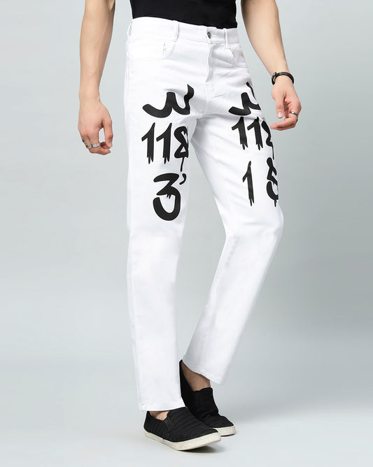Rebel Print Denim  Men’s Urban Jeans