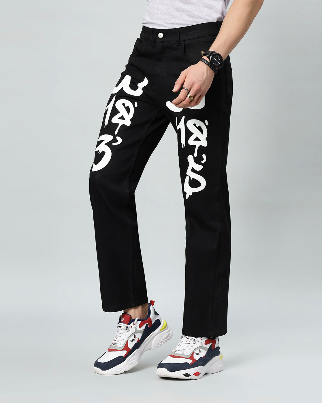 Rebel Print Denim  Men’s Urban Jeans