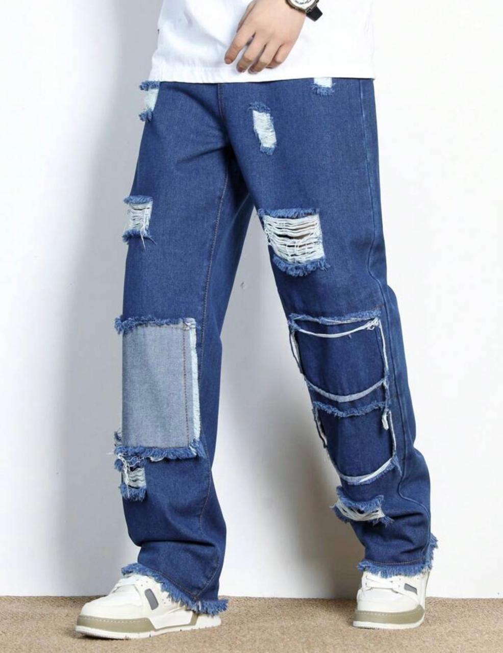 Men Cargo-Dark Blue