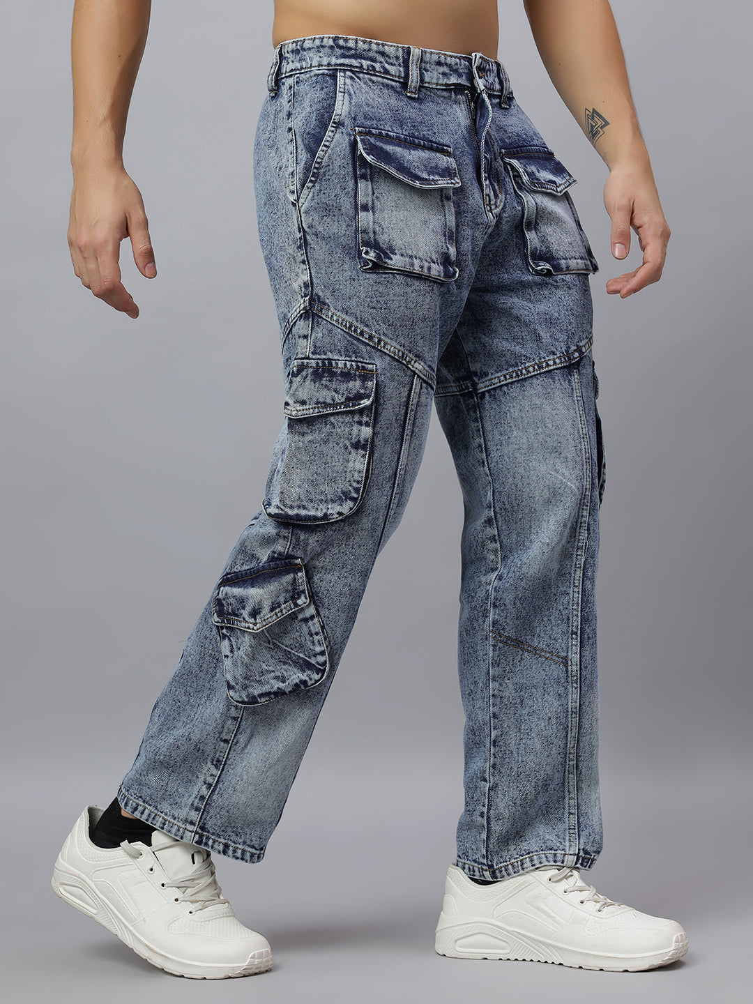Cargo Denim Jeans