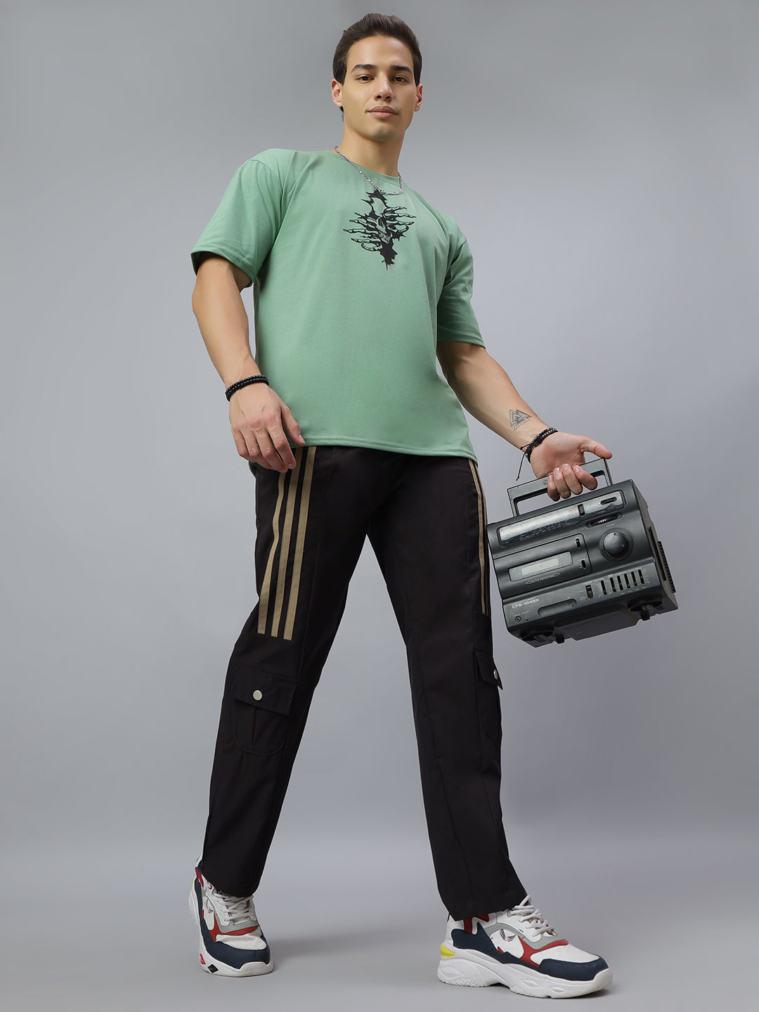 Men Cargo Track Pants