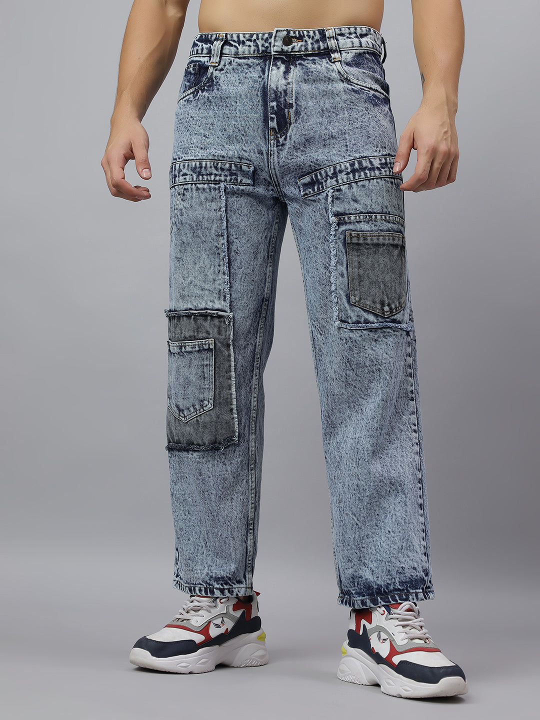Cargo Denim Jeans