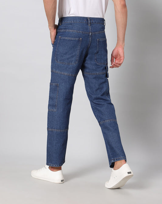 Men Cargos - Blue
