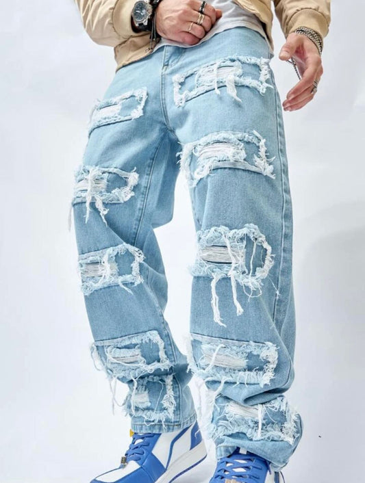 Jeans -Men Light Blue