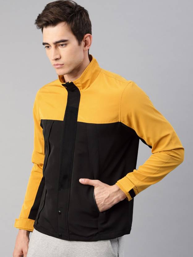 Men Colorblock Casual Jacket