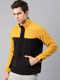 Men Colorblock Casual Jacket