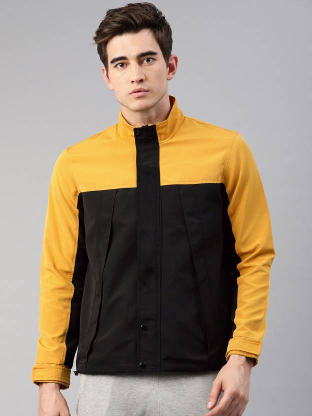 Men Colorblock Casual Jacket