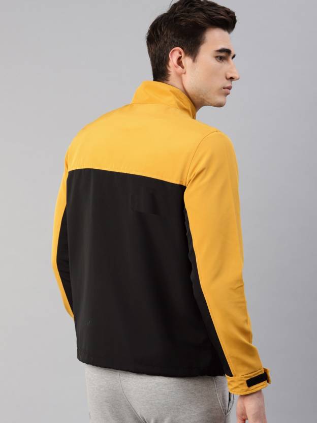 Men Colorblock Casual Jacket