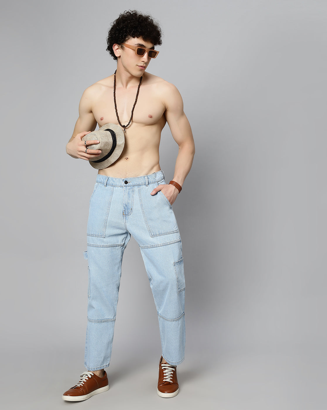 Men Cargos - Ice