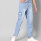 Men Cargos - Light Blue