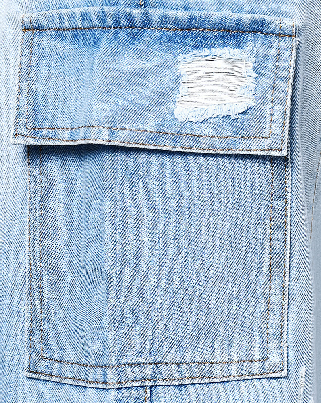 Men Cargos - Light Blue
