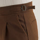 Straight Fit Men Khaki Trousers