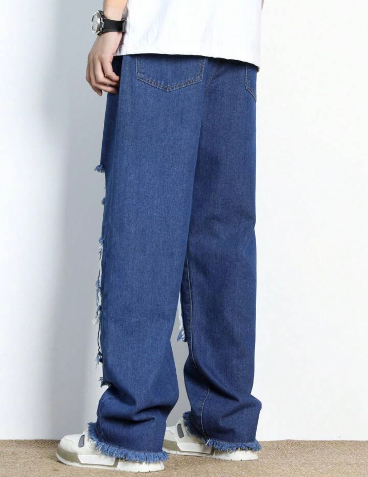 Men Cargo-Dark Blue