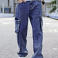 Men Cargos - Dark Blue