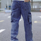 Men Cargos - Dark Blue