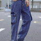 Men Cargos - Dark Blue