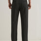 Straight Fit Men Black Trousers