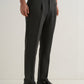 Straight Fit Men Black Trousers