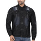 Men Solid Denim Casual Jacket