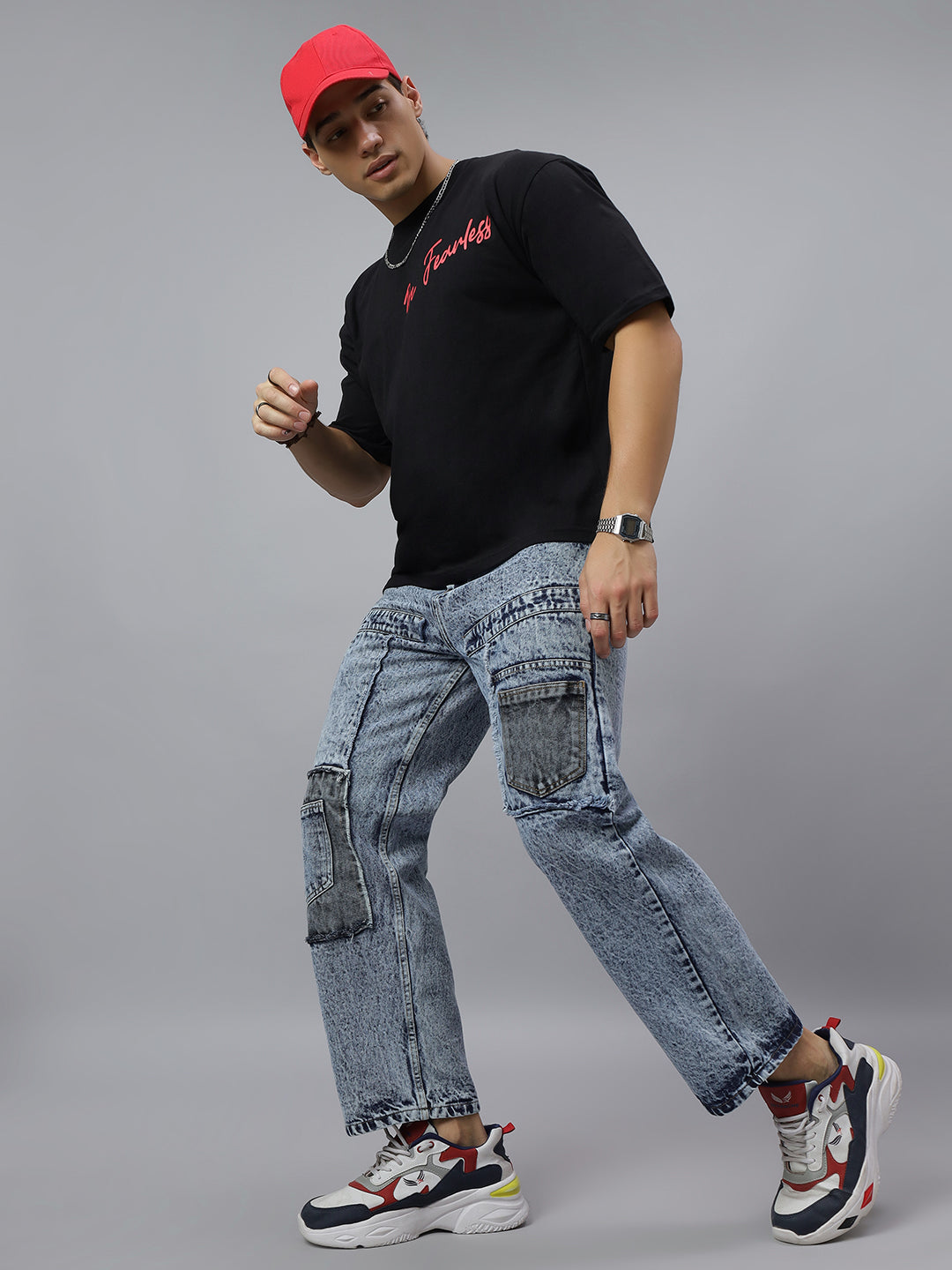 Cargo Denim Jeans