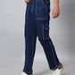 Men Denim Cargos - Blue