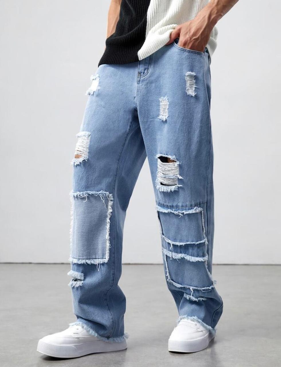 Men Cargo in Blue