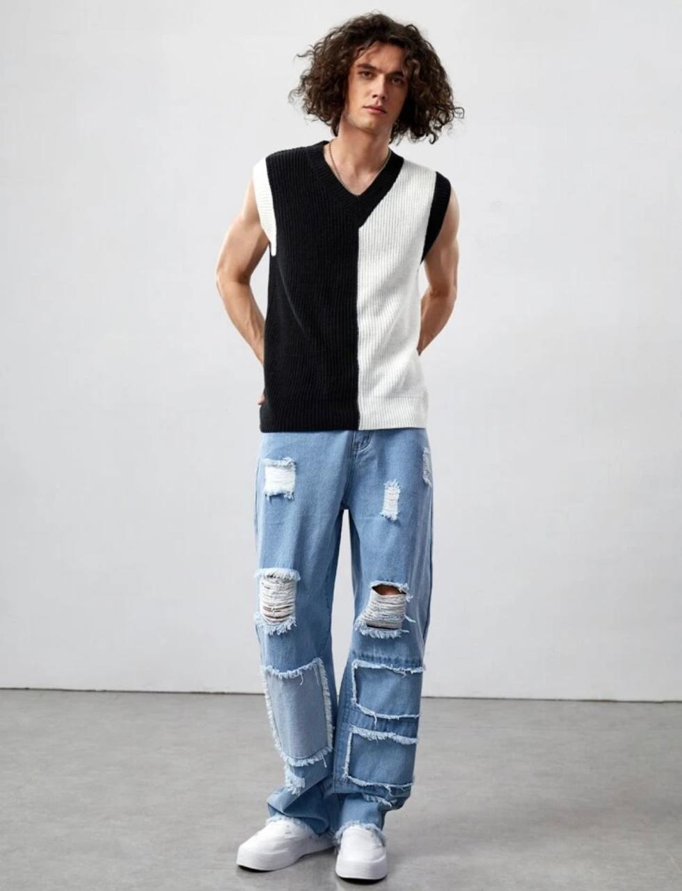 Men Cargo in Blue