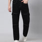 Urban Edge Cargo Denim Jeans for Men