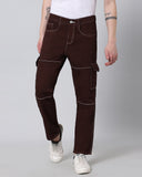 Urban Edge Cargo Denim Jeans for Men