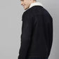 Men Solid Denim Jacket - Black