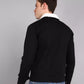 Men Solid Denim Jacket - Black