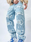 Jeans -Men Light Blue