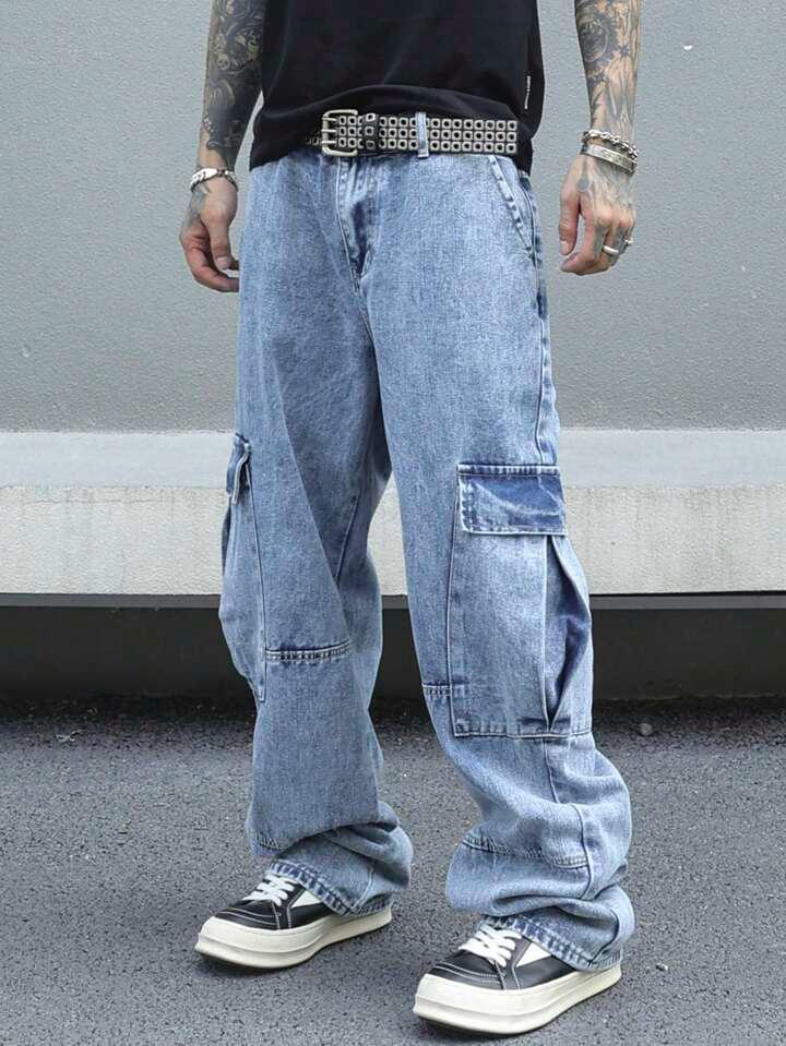Men Cargo - Blue