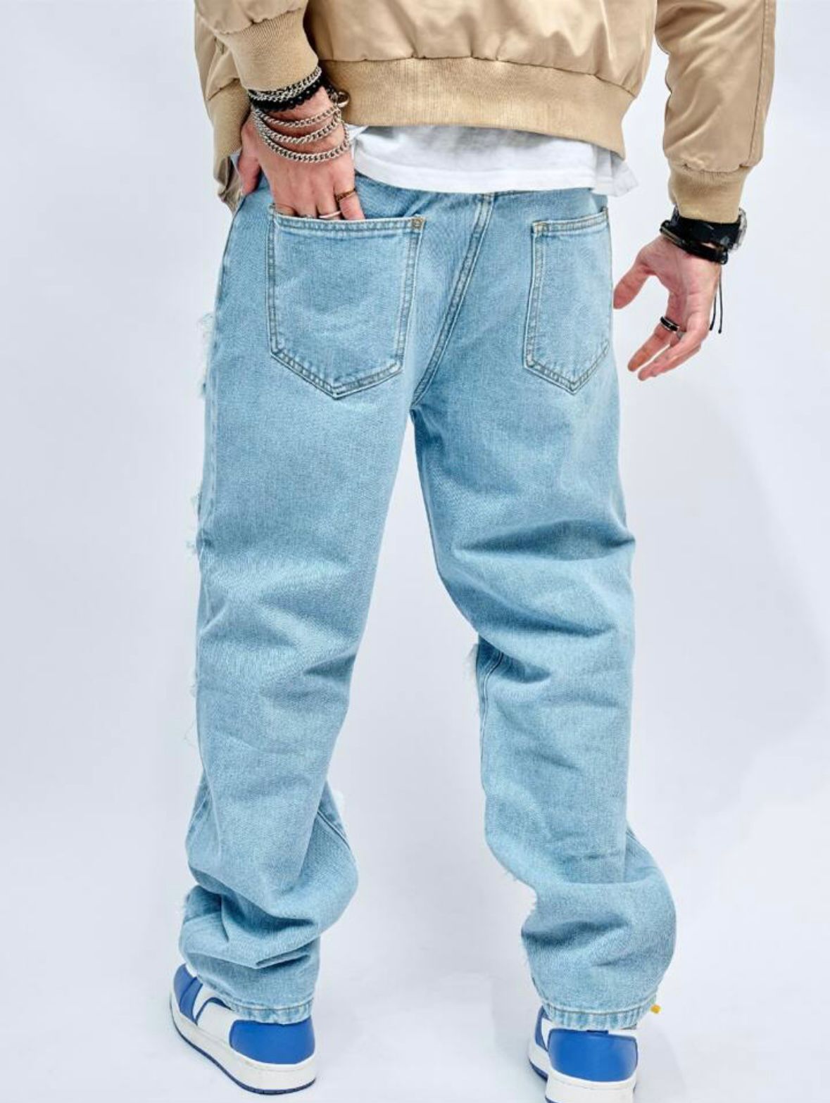 Jeans -Men Light Blue