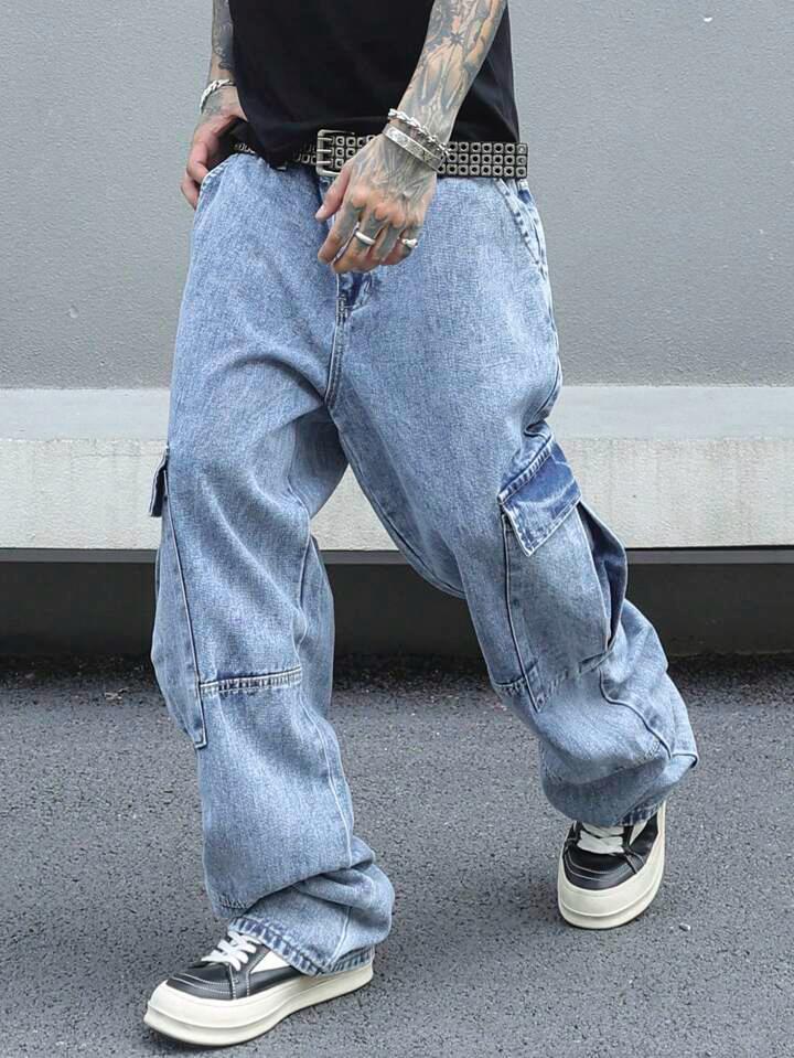Men Cargo - Blue