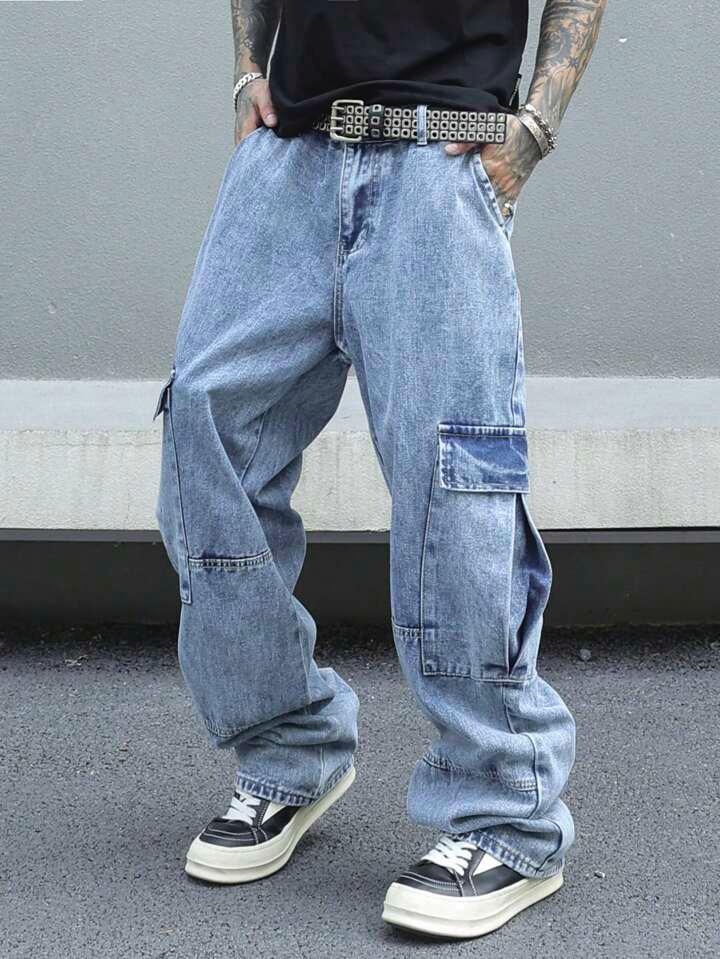 Men Cargo - Blue