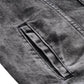 Men Washed Denim Jacket - Grey