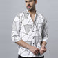 Men Slim Fit Graphic Print Casual Shirt